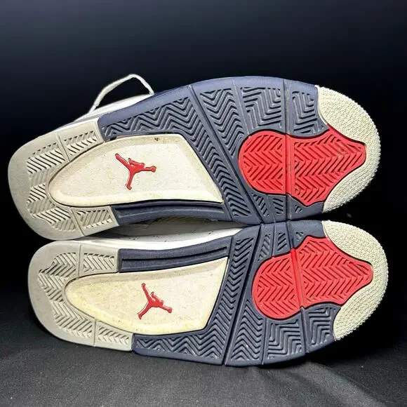 Size 7 - Nike Air Jordan 4 Retro GS Midnight Navy Men's Shoes - Picture 6 of 9